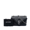 Saint Laurent Medium Sheepskin Triquilt Monogram College Bag Secondhand