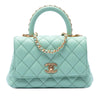 Chanel Extra Mini Quilted Caviar Coco Top Handle Bag Secondhand