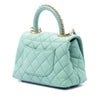 Chanel Extra Mini Quilted Caviar Coco Top Handle Bag Secondhand