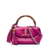 Gucci Medium Calfskin Bamboo Top Handle Bag Secondhand
