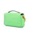 Fendi Zucca Embossed Leather Chain Midi Baguette Secondhand
