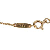 Tiffany 18K Yellow Gold Rock Crystal Cross My Heart Necklace Secondhand