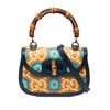 Gucci 100th Anniversary Medium GG Coated Canvas Kaleidoscope 1947 Bamboo Top Handle Bag Secondhand
