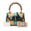 Gucci 100th Anniversary Medium GG Coated Canvas Kaleidoscope 1947 Bamboo Top Handle Bag Secondhand
