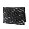 Balenciaga Calfskin Allover Logo Shopper Tote Secondhand