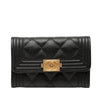 Chanel Quilted Caviar Boy Flap Card Holder Secondhand