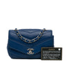 Chanel Mini Caviar Chevron Data Center Envelope Flap Bag Secondhand