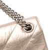 Balenciaga Small Metallic Calfskin Crush Chain Shoulder Bag Secondhand