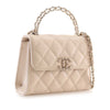Chanel Nano CC Quilted Caviar Coco Top Handle Bag Secondhand