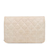Chanel CC Coated Tweed Wallet On Chain Secondhand
