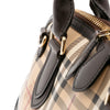 Burberry Small Haymarket Check Coated Canvas Orchard Bowling Bag Secondhand
