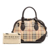 Burberry Small Haymarket Check Coated Canvas Orchard Bowling Bag Secondhand