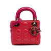 Dior Mini Bicolor Lambskin Cannage Lady Dior Secondhand