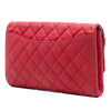 Chanel CC Quilted Caviar Flap Clutch with Chain Secondhand