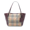 Burberry Small Haymarket Check Canvas and Leather Canterbury Tote Secondhand