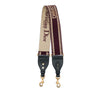 Secondhand Dior Embroidered Canvas Bag Strap