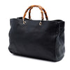 Gucci Large Calfskin Bamboo Shopper Satchel Secondhand