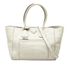 Prada Vitello Daino Front Pocket Open Convertible Tote Secondhand