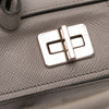 Prada Saffiano Cuir Turnlock Twin Satchel Secondhand