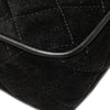 Chanel CC Quilted Suede Shoulder Bag Secondhand