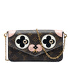 Louis Vuitton Monogram Pochette Felicie Valentine Dog Secondhand