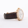 Pierre Kunz Pepretual Calendar PKA 003 QPR Leather x RG, Diamonds AT Silver-Face Watch Secondhand