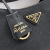 Prada Re-Edition 2005 Leather Crossbody Bag in Black Secondhand