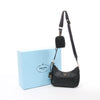 Prada Re-Edition 2005 Leather Crossbody Bag in Black Secondhand