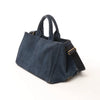 Secondhand Prada Canapa Denim 2Way Handbag in Blue B2642B