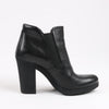 Prada Sport Leather Side Gore Ankle Boots in Black 3TP022, Size 38 EU Secondhand