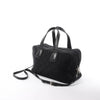 Secondhand Prada Tessuto Impuntu Nylon x Leather 2Way Handbag in Black BL0722