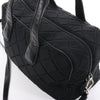 Secondhand Prada Tessuto Impuntu Nylon x Leather 2Way Handbag in Black BL0722