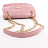 Prada Spectrum Small Leather Chain Shoulder Bag in Pink Secondhand