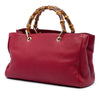Gucci Medium Calfskin Bamboo Shopper Satchel Secondhand