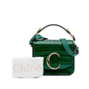 Chloé Mini Crocodile Embossed Calfskin C Satchel Secondhand