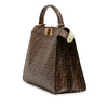 Fendi Antonio Lopez Medium Zucca Coated Canvas Peekaboo ISeeU Satchel Secondhand