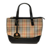 Burberry Haymarket Check Canvas Handbag Secondhand