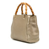 Gucci Small Calfskin Bamboo Shopper Satchel Secondhand