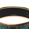 Hermès Wide Printed Enamel Bangle 65 Secondhand