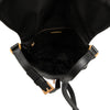 Prada Vitello Trimmed Tessuto Messenger Bag Secondhand