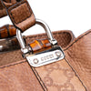 Gucci Guccissima Trimmed Leather Bamboo Libeccio Tote Secondhand