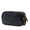 Gucci Mini GG Marmont Matelasse Leather Triple Zip Crossbody Secondhand