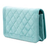 Chanel Quilted Velvet Boy Wallet On Chain Secondhand