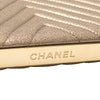 Secondhand Chanel CC Chevron Quilted Lambskin Clutch on Chain