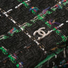 Secondhand Chanel Quilted Boucle Tweed Robot Charm Wallet On Chain