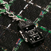 Secondhand Chanel Quilted Boucle Tweed Robot Charm Wallet On Chain
