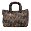Secondhand Fendi Small Zucca Canvas Twins Tote