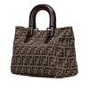 Secondhand Fendi Small Zucca Canvas Twins Tote
