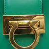 Ferragamo Small Leather Trifolio Shoulder Bag Secondhand