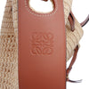 LOEWE Small Raffia and Calfskin Balloon Bucket Bag Secondhand